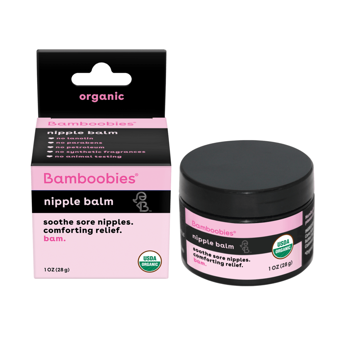 Nipple balm helps soothe sore nipples