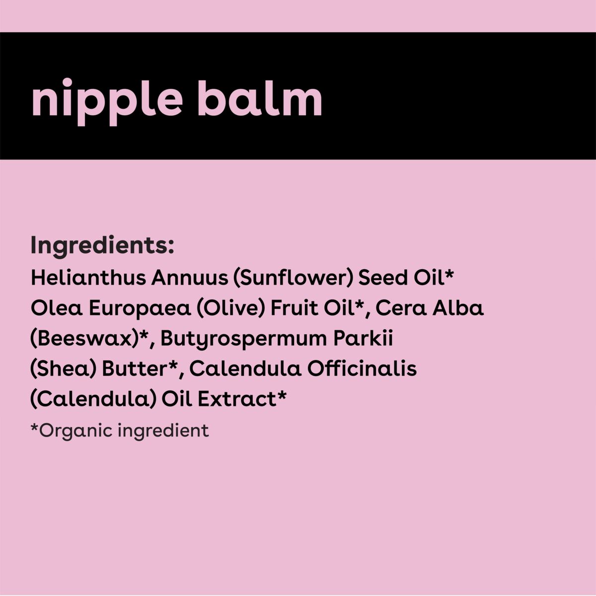 Bamboobies Organic Nipple Cream, 1 oz, Lanolin Free, Nursing Balm