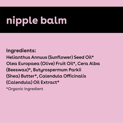 organic nipple balm, 2 pack