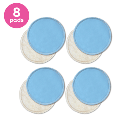 8 reusable overnight nursing pads