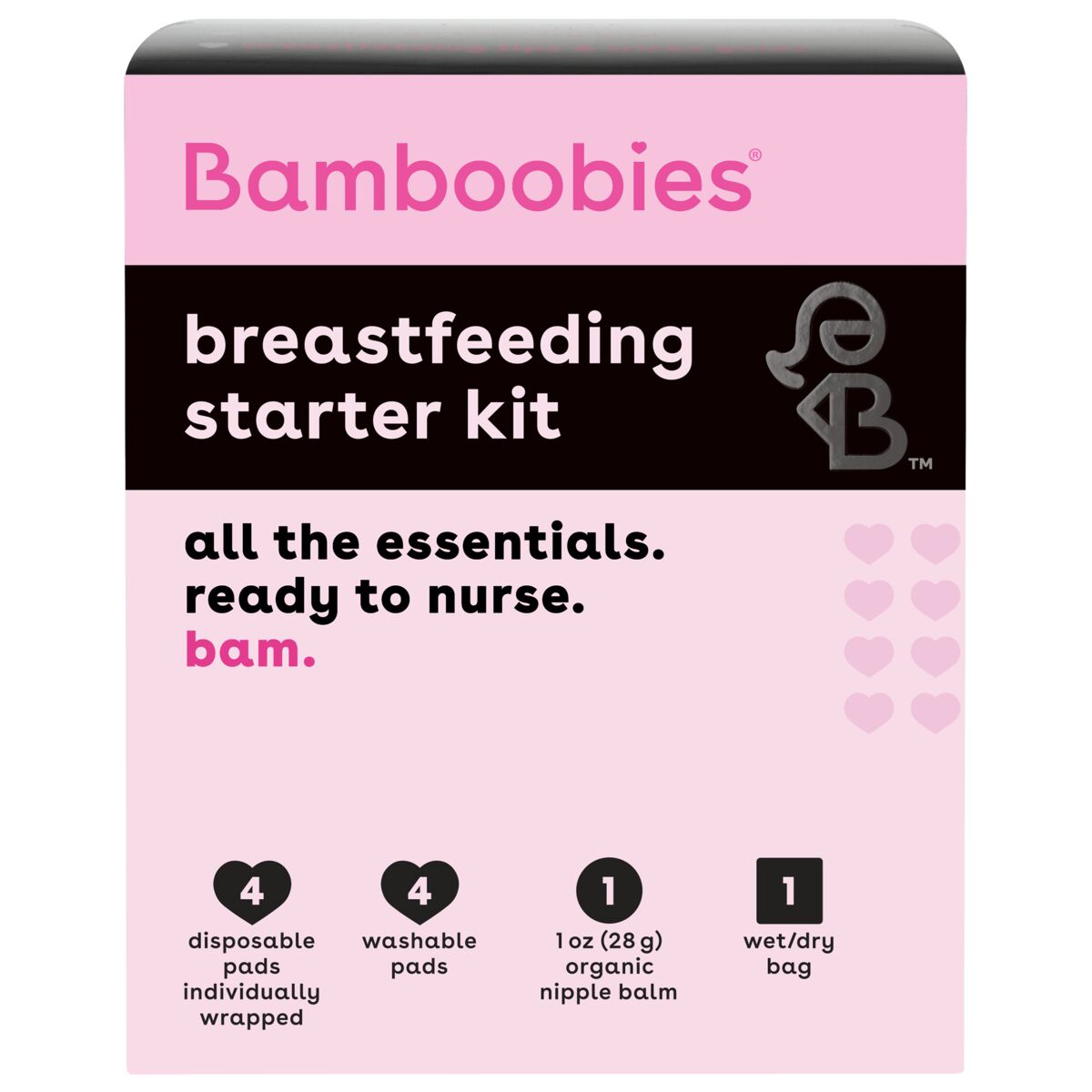 Front packaging of breastfeeding starter kit