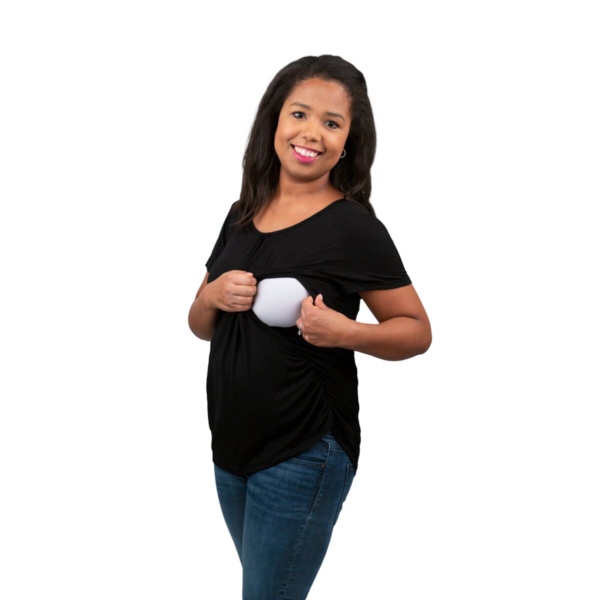Planet Motherhood Maternity Women's Nursing T-Shirt with Side Buttons -  Yahoo Shopping