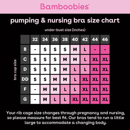 Pumping Nursing Bra - Easy Access Hands Free for Pumping | Bamboobies