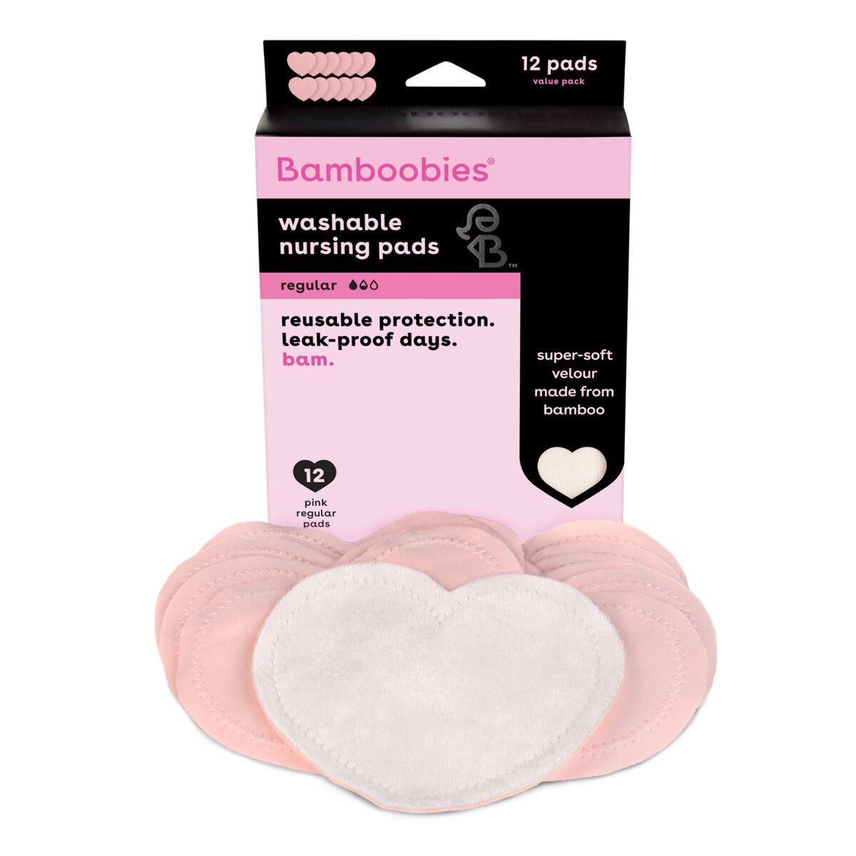 Our washable and reusable nursing pad - Pink