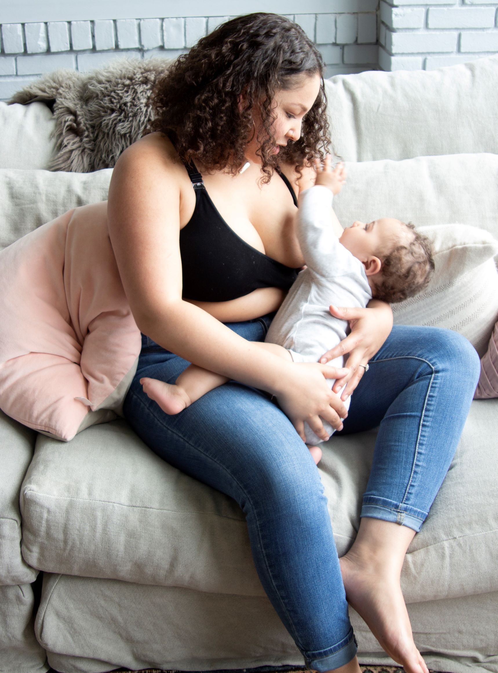 Yoga Nursing Bra - Light Support for Breastfeeding Moms | Bamboobies